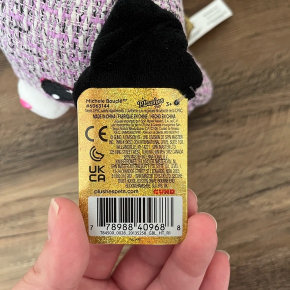 ✨GUND✨P.Lushes Pets✨Designer Fashion Pets✨Michele Boucle the Dog✨7” Plush✨ - Picture 6 of 9